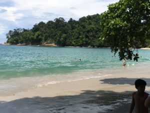 Picture of the beach at Quepos, Costa Rica.